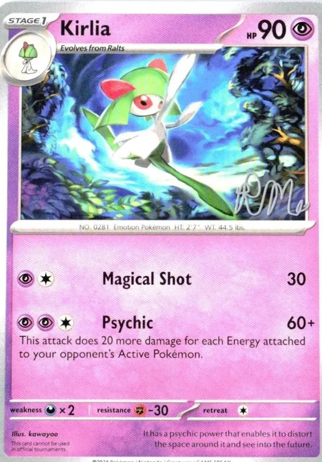 World Championships 2025 Kirlia [Riley-Mckay] Pokémon card